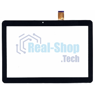 Сенсорное стекло (тачскрин) TurboPad 1016 4G, черное