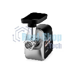 Мясорубка электрическая BRAYER BR1608 черный, 2000 Вт, 2.0 кг/мин, реверс, насадки - 8