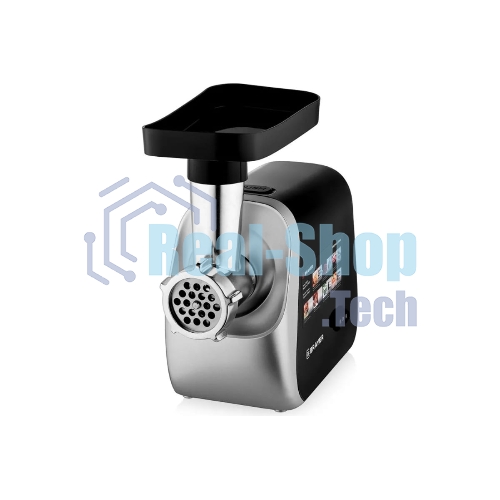 Мясорубка электрическая BRAYER BR1608 черный, 2000 Вт, 2.0 кг/мин, реверс, насадки - 8