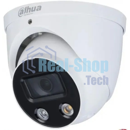 Камера видеонаблюдения IP Dahua DH-IPC-HDW3449HP-AS-PV-0280B-S5 2.8-2.8мм цв. корп.:белый/черный (DH-IPC-HDW3449HP-AS-PV-0280B)