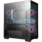 Компьютерный корпус Deepcool CG580 4F черный без БП ATX 6x120мм 3x140мм 2xUSB 3.0 audio bott PSU