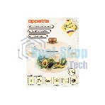 Кастрюля Appetite 1MC221P Avocado с крышкой, сферическая эмалированная 5,5 л