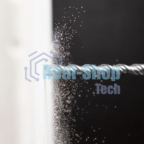 Бур по бетону Denzel двойная спираль, Cobalt W-tip, 12x310 мм, SDS PLUS