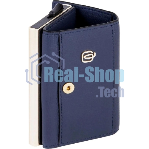 Картхолдер Piquadro Lyra PP5649W92R/BLU4 синий, натуральная кожа