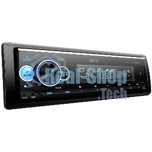 Автомагнитола ACV ADX-903BM, 1 DIN, Bluetooth, USB Type-A, AUX, пульт ДУ