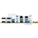Материнская плата Maxsun Challenger B760ITX D5, LGA 1700, Intel B760, 2xDDR5, 4xSATA, 2xM.2, 1xPCIe 5.0 x16, 2xHDMI, 2xDP, 2x 2.5Gb LAN, 2xUSB 3.2 Gen 1, 4xUSB 2.0, 5.1, Mini-ITX