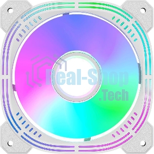 Вентилятор для корпуса Formula Nulight 12WH ARPW Reverse ARGb белый, 120 мм, 1500 об/мин, 25.34 дБ, 4 pin