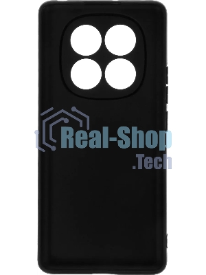 Чехол (клип-кейс) BoraSCO для Xiaomi Redmi Note 14 Pro 4G Silicone Case черный (74848)