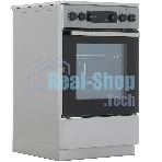 Плита электрическая Gorenje GEC5C40XAOT серебристый, конфорок 4 шт, духовка 70 л, 50 см x 85 см x 59.4 см