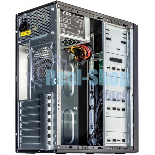 Компьютерный корпус c блоком питания 450 Ватт Case Foxline FL-301, ATX
