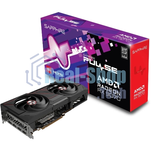 Видеокарта Sapphire PCI-E 5.0 11349-03-20G PULSE AMD RADEON RX 9070 GAMING 16Gb DUAL AMD Radeon RX 9070 16Gb 256bit GDDR6 2070/20000 HDMIx2 DPx2 HDCP Ret
