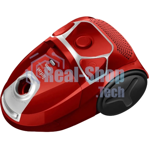 Пылесос Tefal TW3953EA красный/серебристый, 750 Вт, уборка сухая, пылесборник мешок 3 л