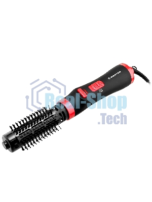 Фен-щетка BRAYER BR3133RD черный/красный, 1000 Вт, 40 мм