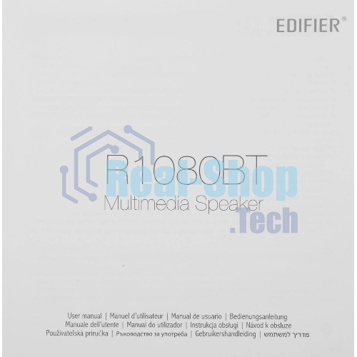 Колонки Edifier R1080BT Black (2.0,Bluetooth v5.0,24Bt RMS)