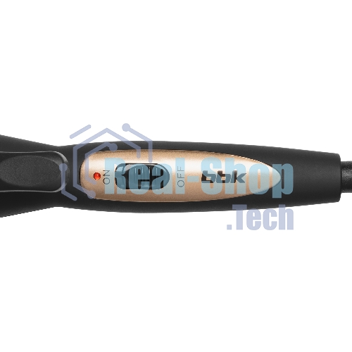 Щипцы для завивки волос BBK BST2501 черный/шампань, 25 мм, 200 °C, 1 режим