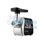 Мясорубка электрическая BRAYER BR1608 черный, 2000 Вт, 2.0 кг/мин, реверс, насадки - 8