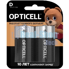 Элемент питания алкалиновый D/LR20 1.5В (блист. 2шт) Basic Opticell 5051005 Элемент питания алкалиновый D/LR20 1.5В (блист. 2шт) Basic Opticell 5051005