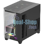 Компьютерный корпус AeroCool/Formula Crystal Z6M Floe черный без БП mATX 4x120мм 2xUSB3.0 audio bott PSU