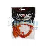 Кабель компьютер-розетка 220V (EURO) VDE 1,8 м 3G0,75мм2 VCOM CE021-O, оранжевый