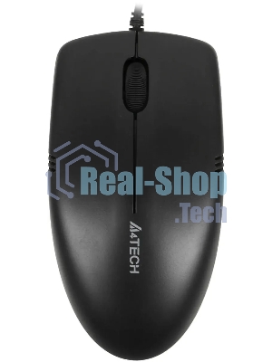 Мышь проводная A4Tech OP-530NUS черный, 1200 dpi, USB, кнопки - 3