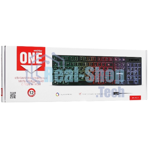 Клавиатура проводная мультимедийная Smartbuy (SBK-240U-K) ONE 240 USB черный
