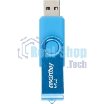Флешка USB Smartbuy Twist Blue (SB064 Gb2TWB), 64Mb, USB 2.0, R/W 20/10, синий