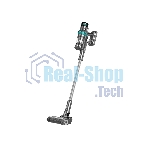 Пылесос вертикальный Topdevice WVC800 серый, питание от аккумулятора, 400 Вт, уборка сухая, пылесборник 0.8 л