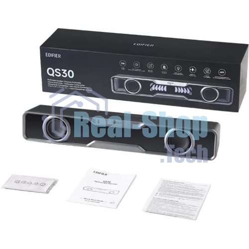 Колонки Edifier QS30 1.0 черный 5Вт BT