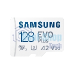 Флеш карта microSDXC 128Gb Samsung EVO Plus Class 10, A2, V30, UHS-I, W 90 МБ/с, R 160 МБ/с, MB-MC128SA/KR адаптер на SD