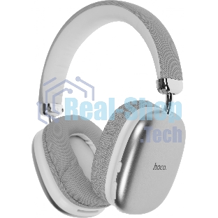 Беспроводные/проводные наушники Hoco W35 белый, полноразмерные, Bluetooth + проводной, до 40 ч