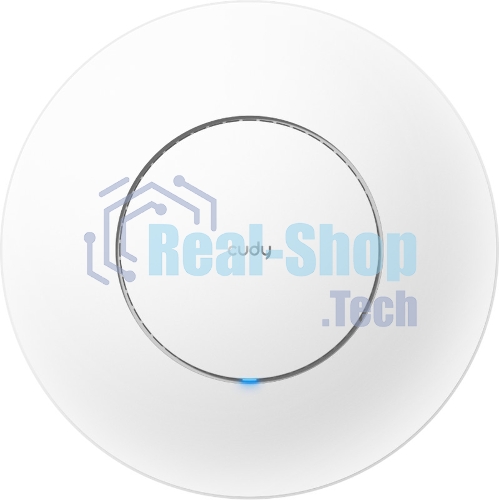 Точка доступа Cudy AC1200 Dual Band Gigabit Ceiling Mount Access Point, MT7621DAN+MT7613B+MT7603E, 867Mbps at 5GHz + 300Mbps at 2.4GHz, 1 x GbE RJ45 Port, Support 12V DC or 802.3af PoE or Passive PoE, Internal Antennas, 48V passive PoE adapter included, Cudy Mesh Support