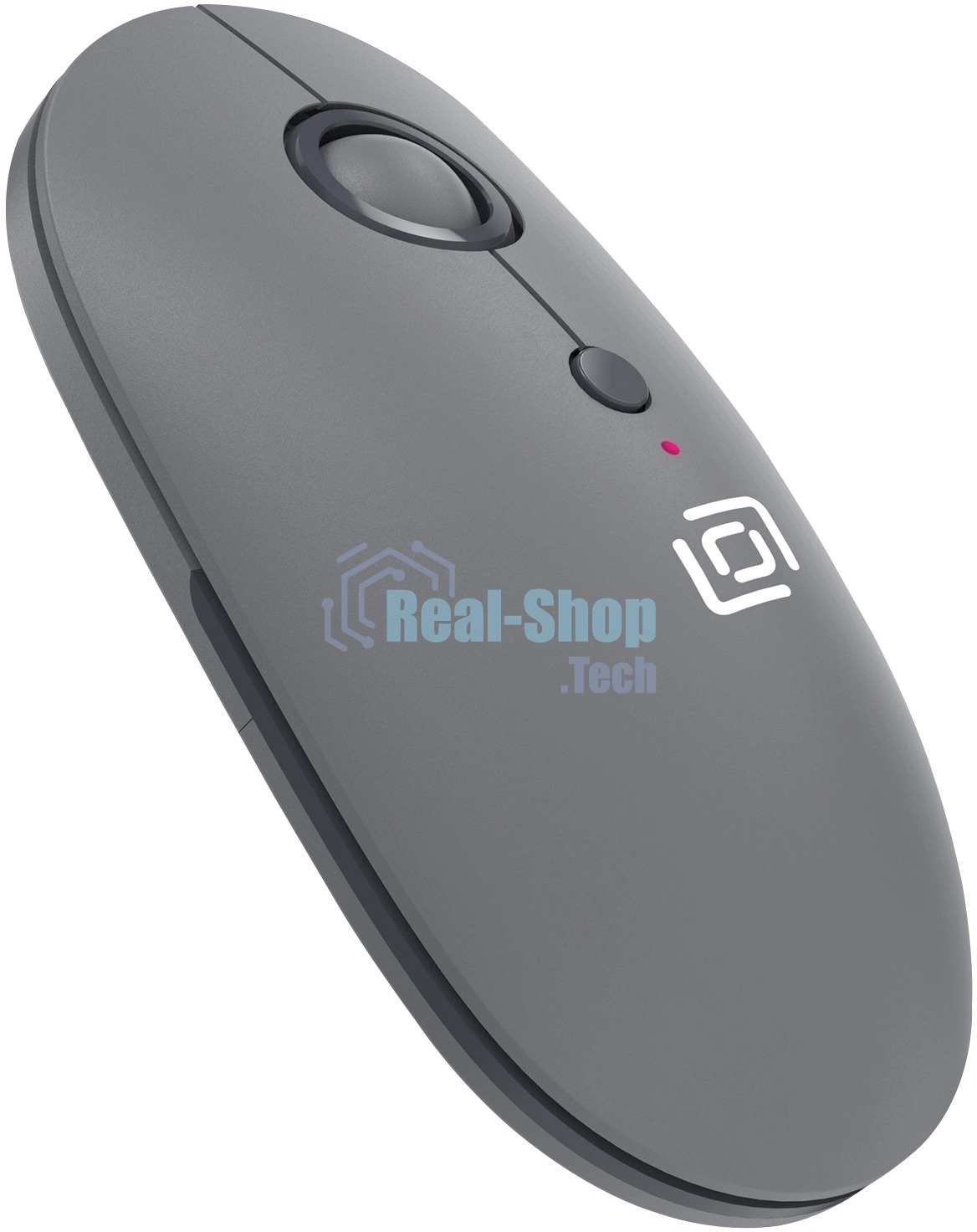 Мышь беспроводная Oklick 409MW графитовый, 1600 dpi, радиоканал, Bluetooth, USB, кнопки - 4