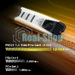 Накопитель SSD Patriot Viper PV553, 1Tb, PCIe 5.0 x4, M.2 2280, NVMe, R/W 11700/9500, активное охлаждение