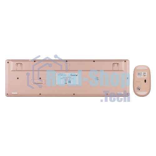 Комплект клавиатура+мышь Smartbuy 105AG беспроводной, USB, 1200 DPI, кремовый