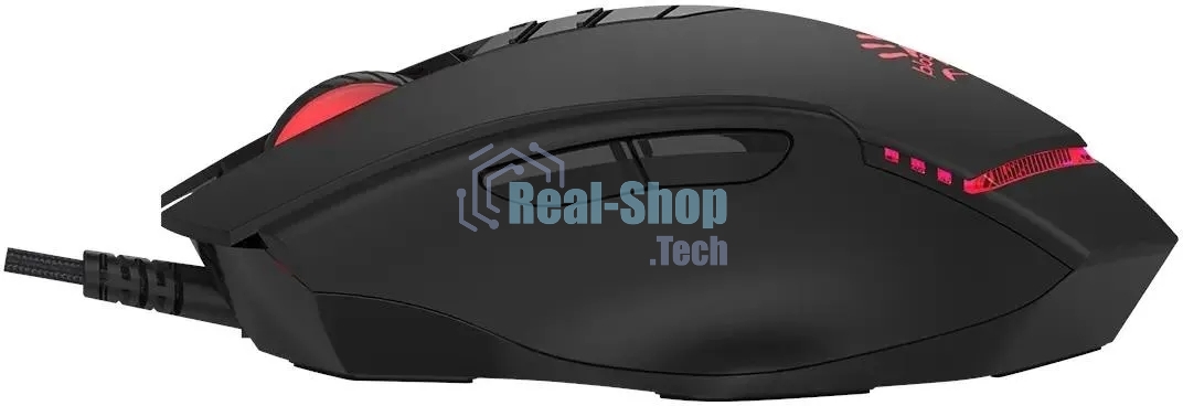 Мышь проводная A4Tech Bloody V8 черный, 3200 dpi, USB, кнопки - 8