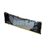 Оперативная память Kingston Fury Renegade, DDR4, 8GB (1x8GB), 3600MHz, CL16, DIMM, с радиатором, черный