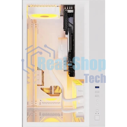 Компьютерный корпус Aerocool/Formula Crystal Z9 белый без БП ATX 7x120мм 2xUSB3.0 audio bott PSU
