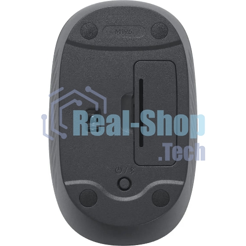 Мышь беспроводная Logitech M196 графитовый, 1000 dpi, Bluetooth, кнопки - 3