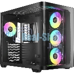 Компьютерный корпус Ocypus Iota C70 BK Curve ARGB Digital (Iota-C70-BKD400CD-GL)