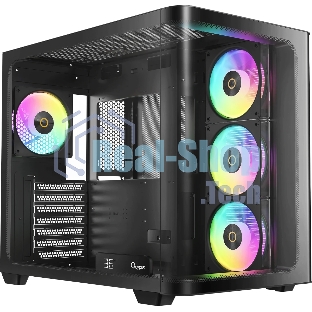 Компьютерный корпус Ocypus Iota C70 BK Curve ARGB Digital (Iota-C70-BKD400CD-GL)