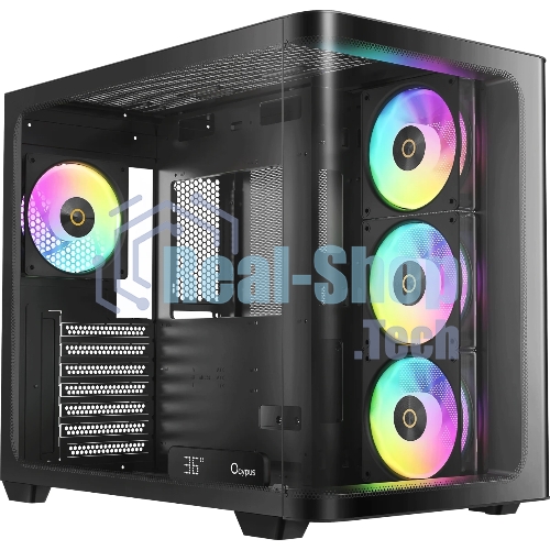 Компьютерный корпус Ocypus Iota C70 BK Curve ARGB Digital (Iota-C70-BKD400CD-GL)