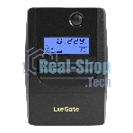 Источник бесперебойного питания ExeGate Smart LB-450.LCD.AVR.2SH (450VA/270W, LCD, AVR, 2*Schuko, батарея 12V 4.5Ah, Black)
