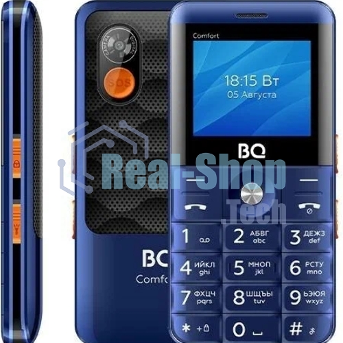 Мобильный телефон BQ 2006 Comfort синий/черный
