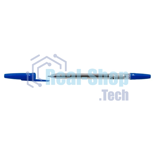 Ручка шариковая Silwerhof Basic прозрачный, d=0.7мм, синие чернила, сменный стержень, линия 0.5мм