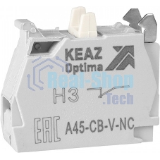 Контактный блок OptiSignal D22 A45-CB-V-NC 1НЗ винтовой зажим ZBE102 Контактный блок OptiSignal D22 A45-CB-V-NC 1НЗ винтовой зажим ZBE102