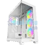 Компьютерный корпус Ocypus Gaммa C72 WH ARGB ATX/win/white/4 ARGB fans/no PSU/Tempered Glass