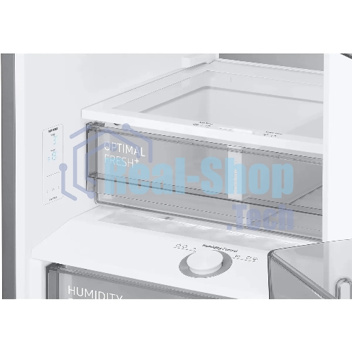 Холодильник Samsung RB34C7B5EB1/EF черный мат. двухкамерный 230/114л морозилка снизу, No Frost