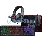 Комплект клавиатура+мышь Redragon S137 проводной, USB, чёрный