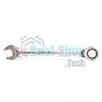 Ключ комбинированный трещоточный Matrix 14814 22 мм, CrV зеркальный хром