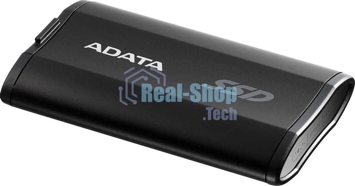 Внешний SSD ADATA SD810, 2TB, USB 3.2 Gen 2x2 Type-C, R/W 2000/2000, черный